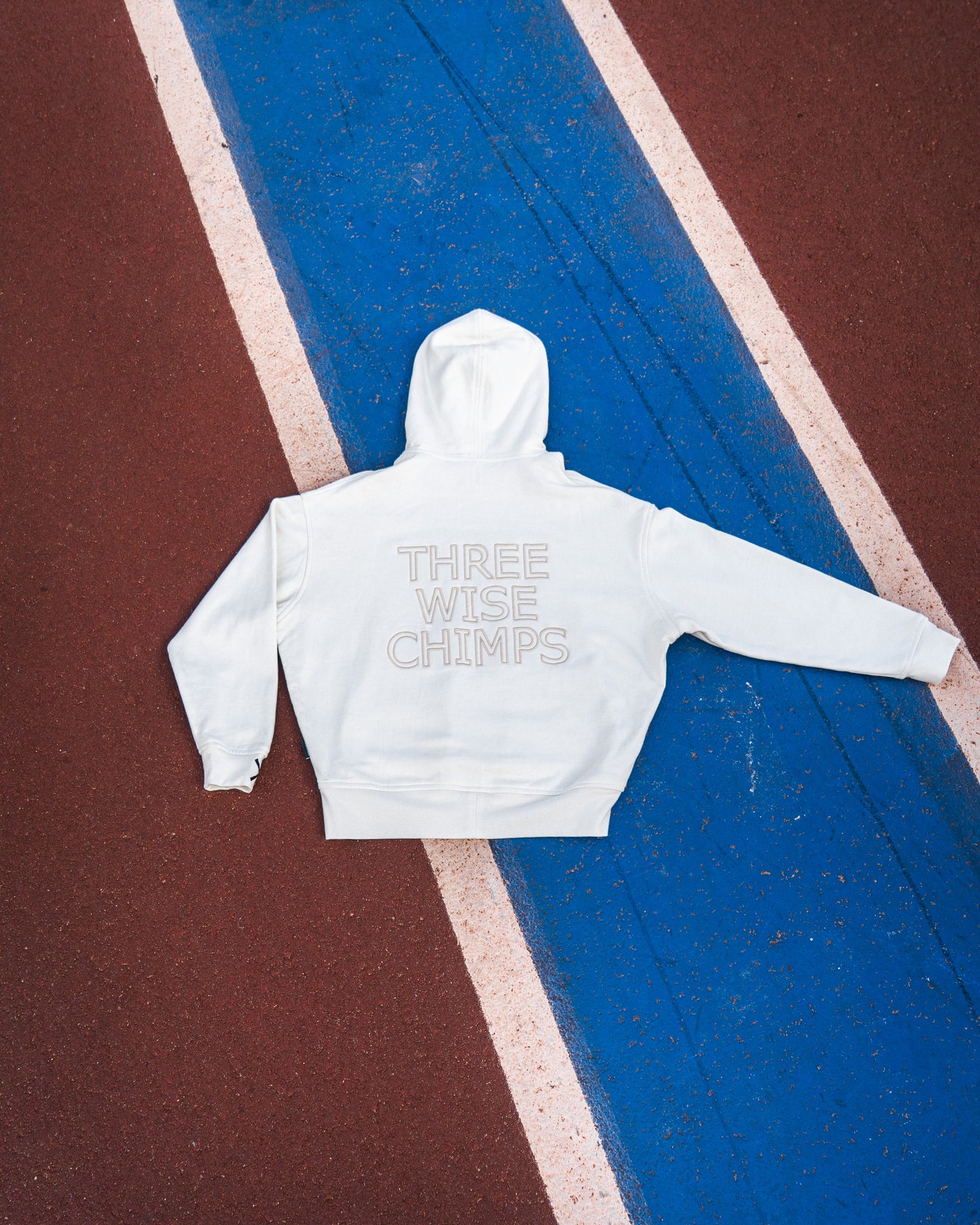 Mens Ivory Oversized Hoody