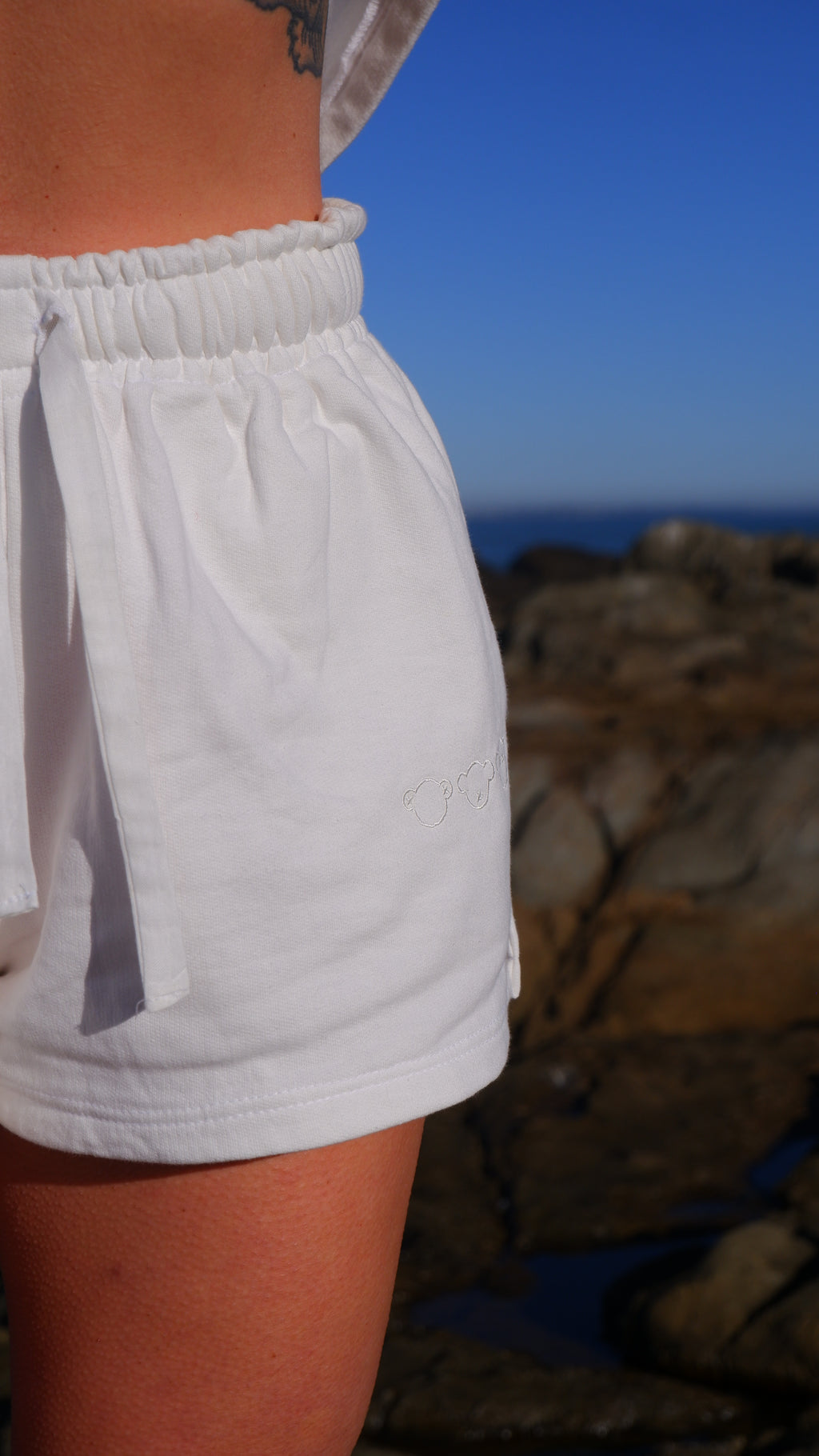 NO EVIL TRACK PANT - IVORY