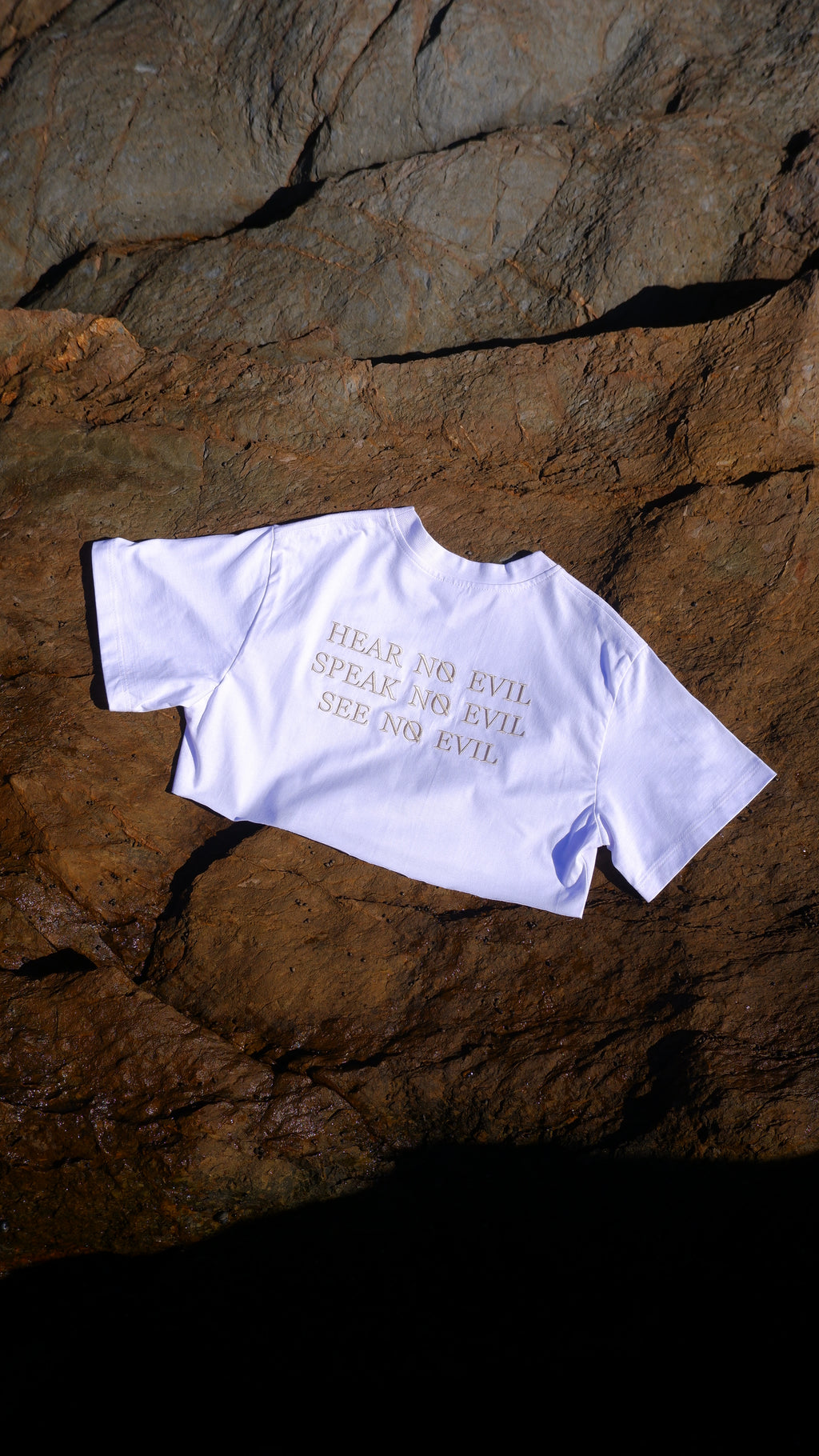 CROPPED OVERSIZED TSHIRT - WHITE