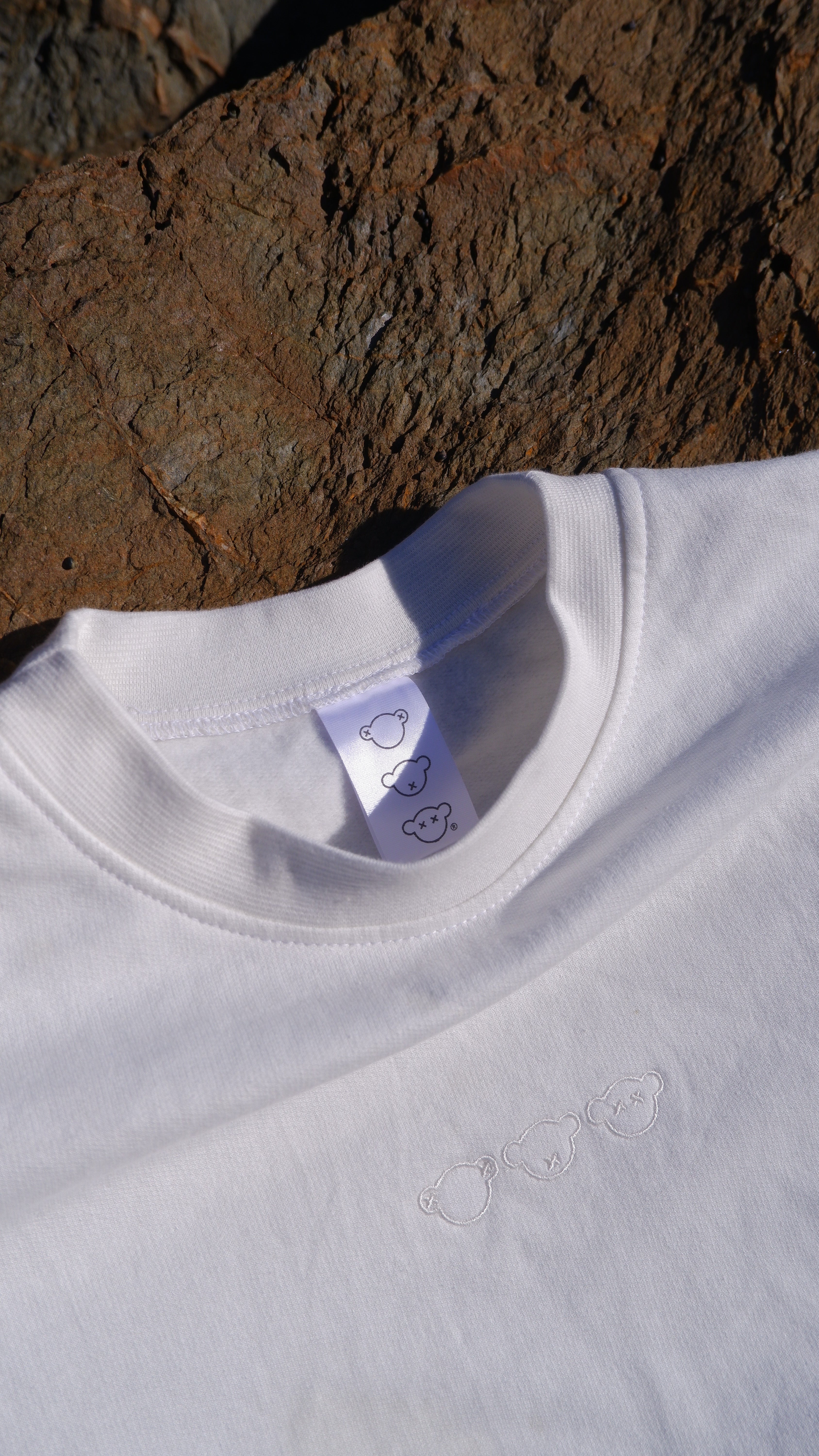 LIGHTWEIGHT OVERSIZED CREW NECK TOP - IVORY