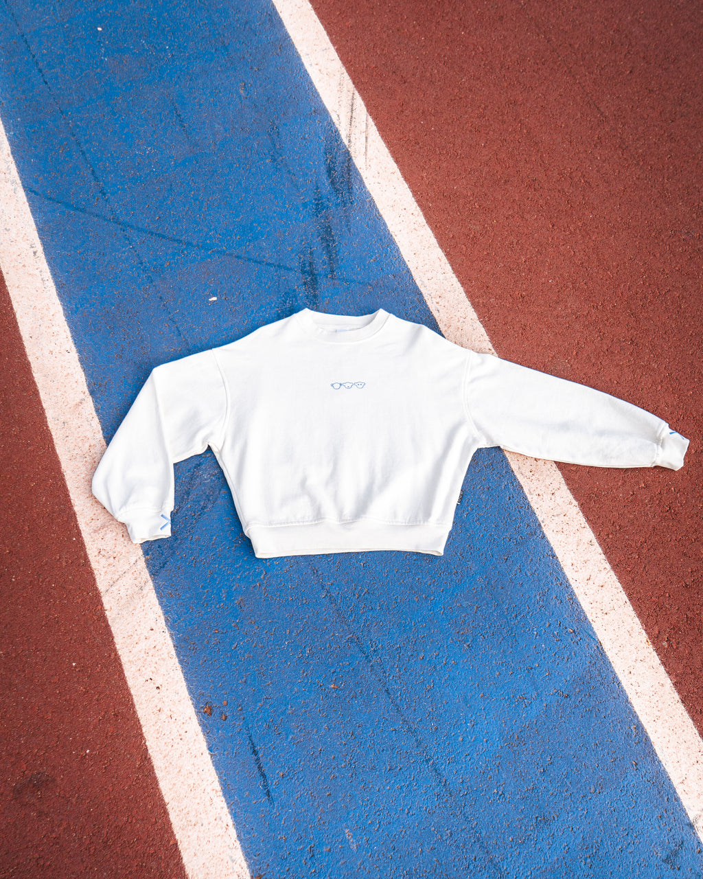 HEAVYWEIGHT OVERSIZED CREW NECK TOP - IVORY