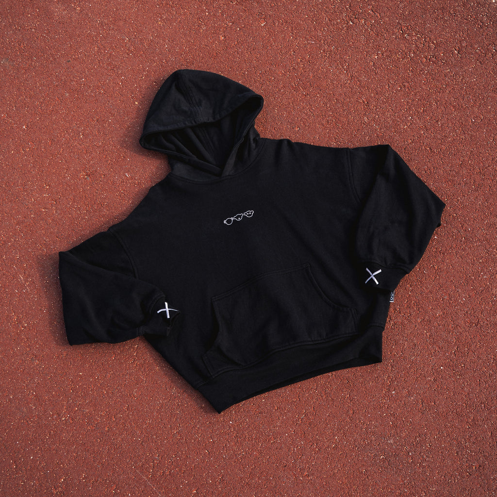 HEAVYWEIGHT OVERSIZED HOODY - BLACK