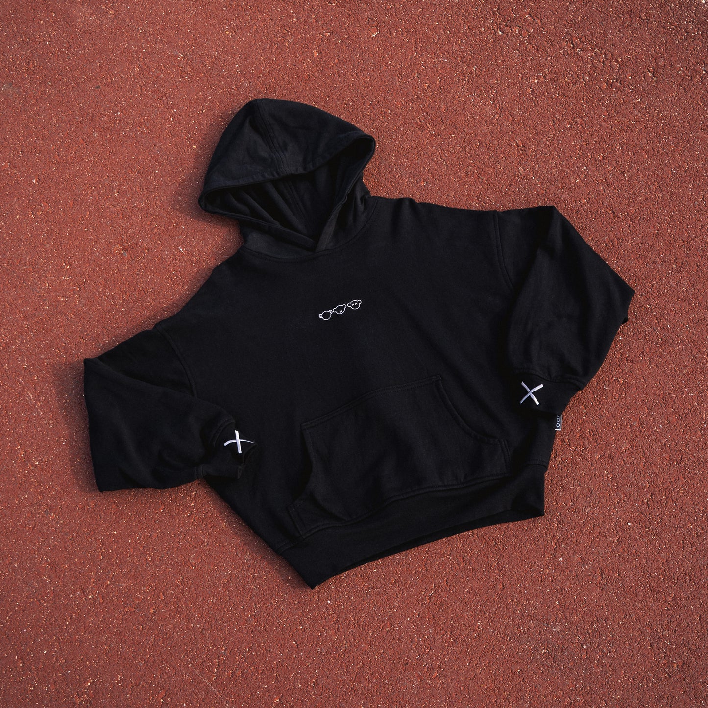 Ladies Black Oversized Hoody