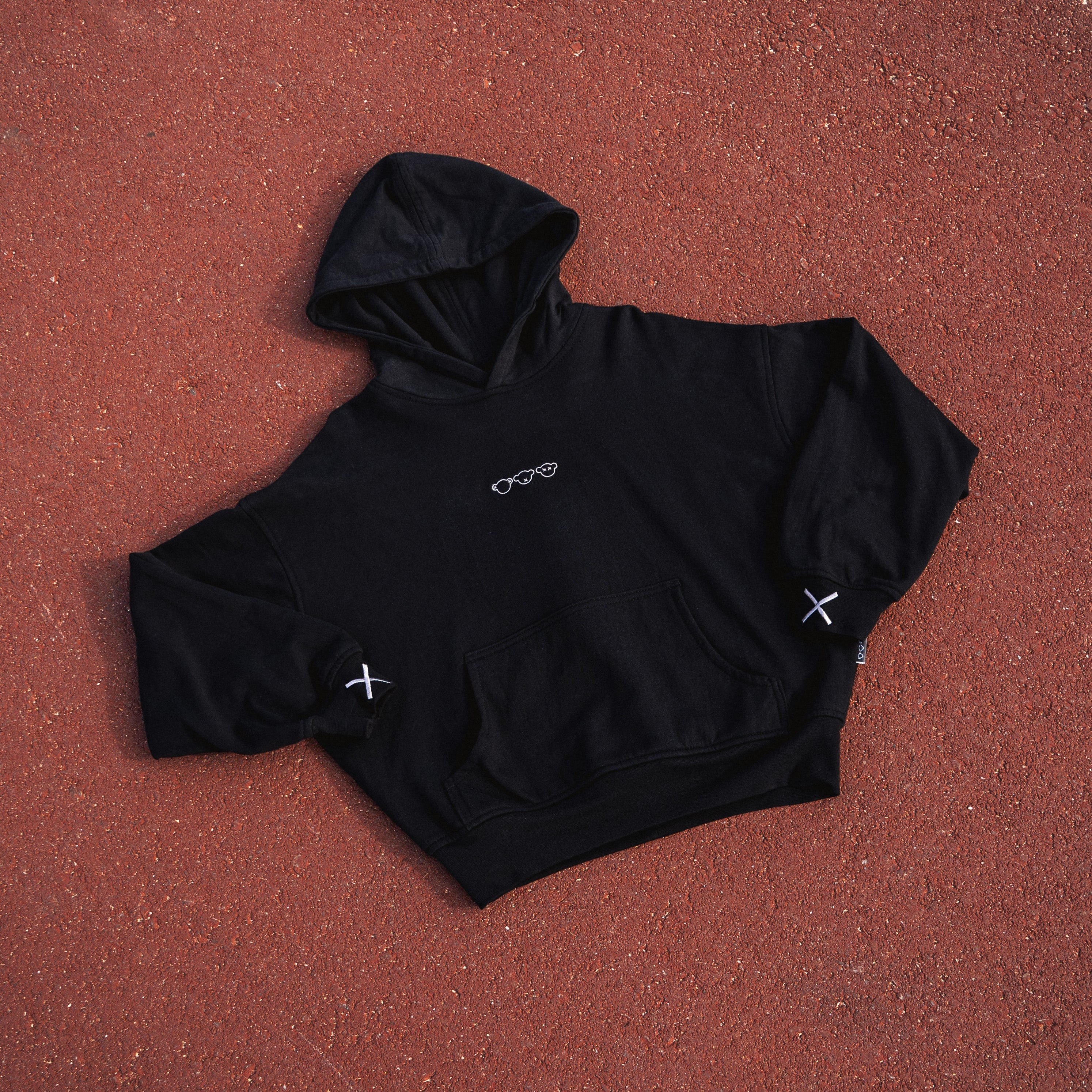 HEAVYWEIGHT OVERSIZED HOODY - BLACK