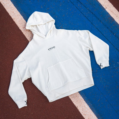 Mens Ivory Oversized Hoody