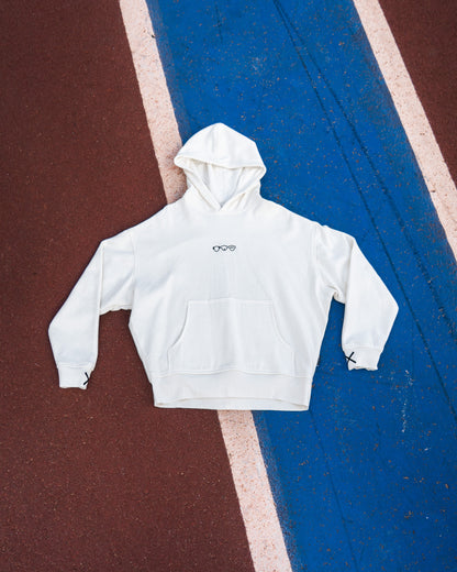 Mens Ivory Oversized Hoody