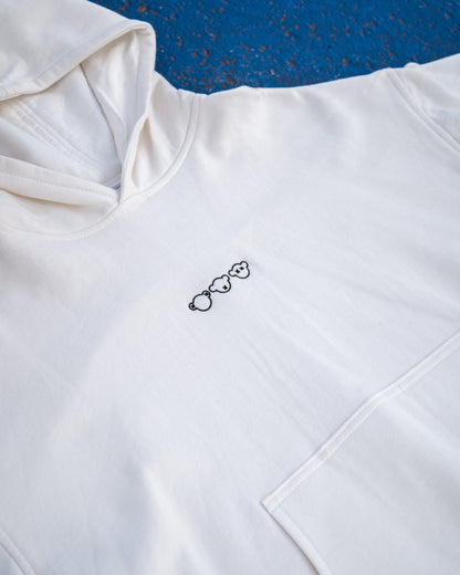 Mens Ivory Oversized Hoody