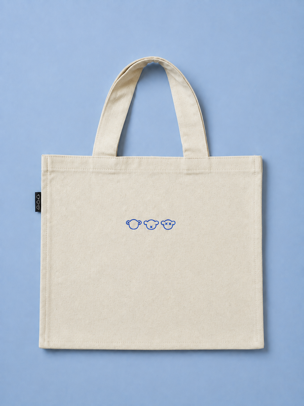 NO EVIL CANVAS TOTE BAG - DEEP BLUE