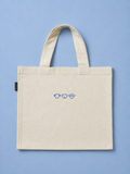 NO EVIL CANVAS TOTE BAG - DEEP BLUE