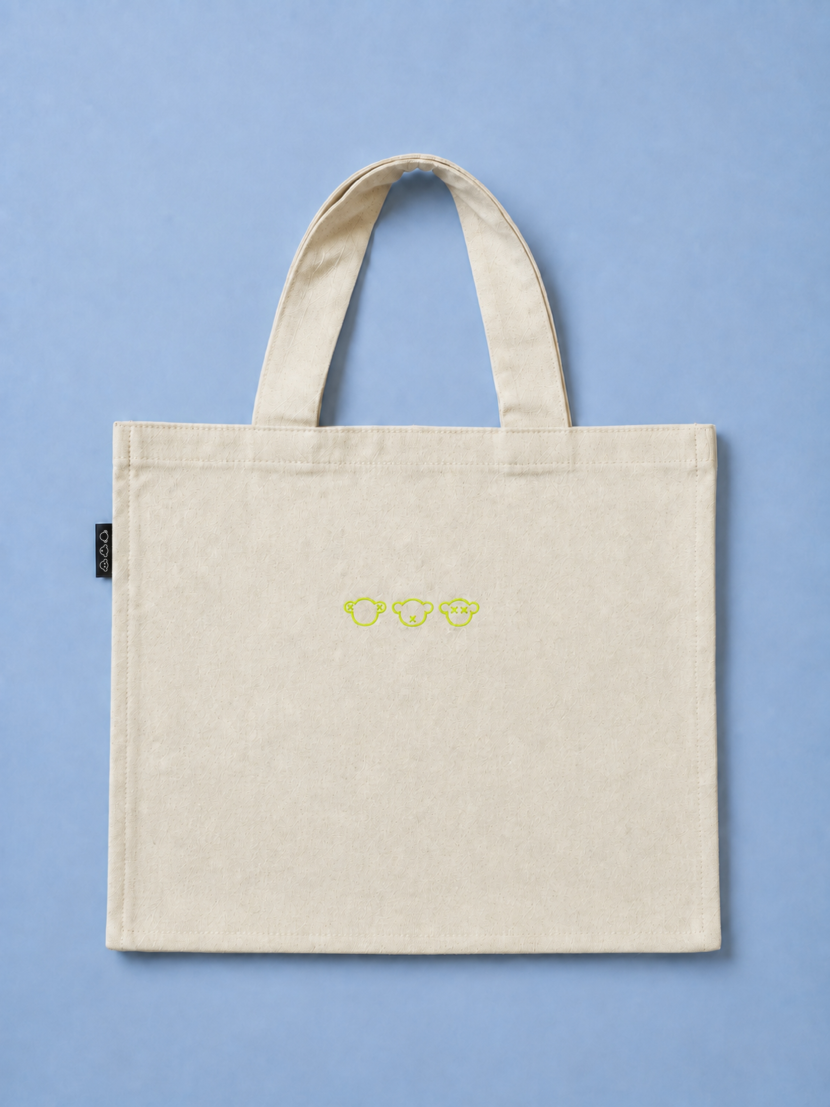 NO EVIL CANVAS TOTE - ELECTRIC