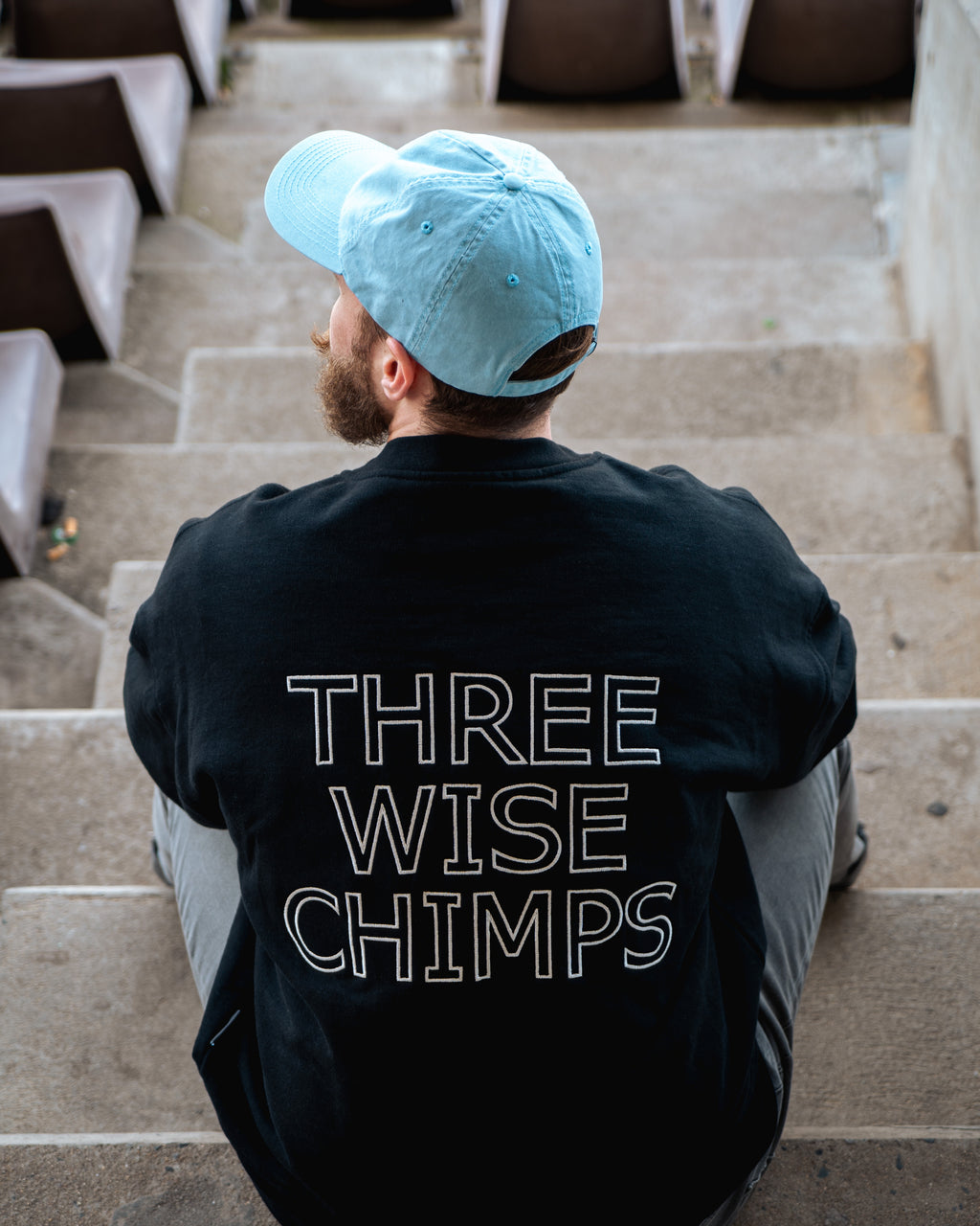 HEAVYWEIGHT OVERSIZED CREW NECK TOP - BLACK