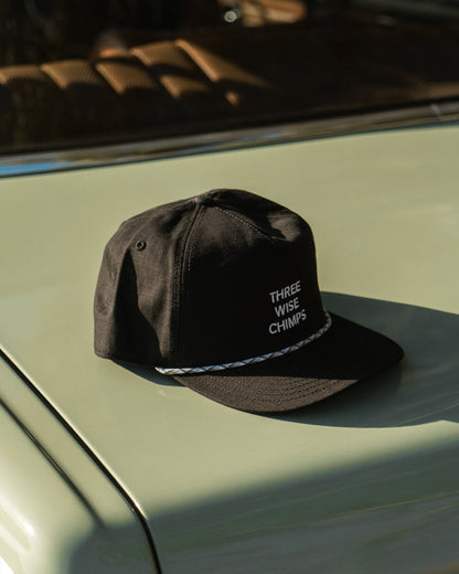 BLACK RIPSTOP CAP