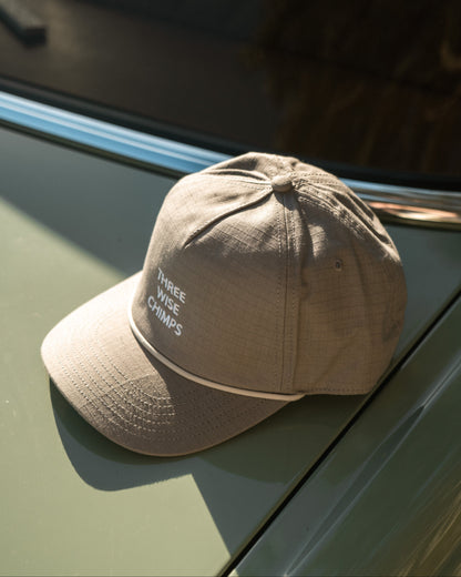 GRAY RIPSTOP CAP