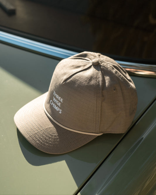 GRAY RIPSTOP CAP