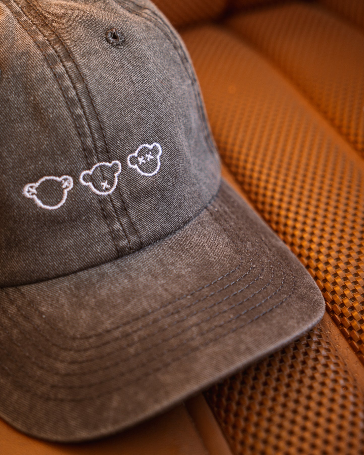WASH BLACK DAD CAP